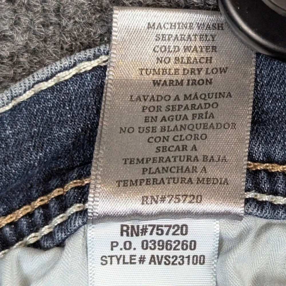 BKE Tyler Mens Straight Leg Jeans Blue Medium Wash Stretch AVS23100 Size 36x32